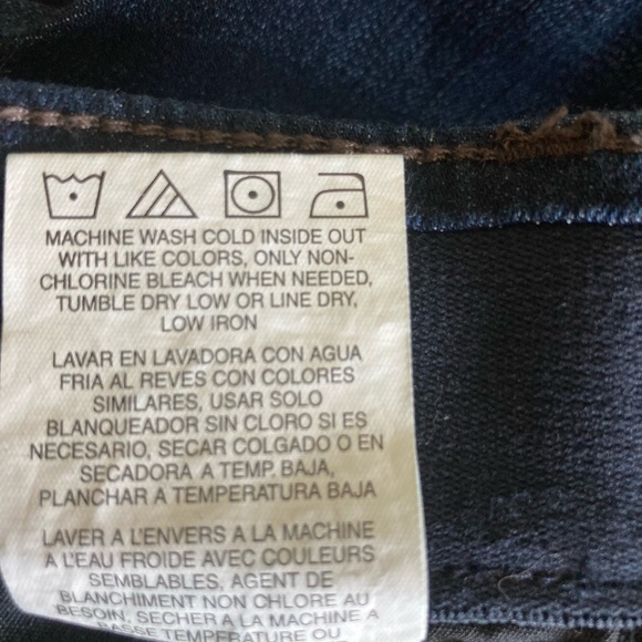 New Lee Navy Denim Straight Leg Jeans size 12 Medium - Picture 11 of 11